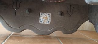 Sedie antiche, 2 sedie in legno e 2 librerie vasares