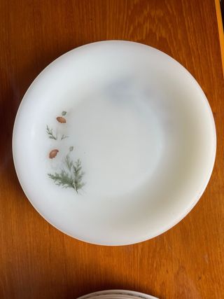 Vajilla San Claudio porcelana azul y blanca