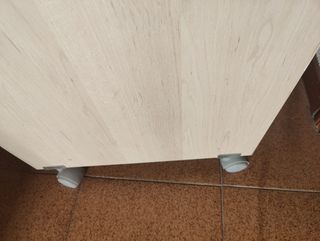 Mesa ordenador - Madera - Beige