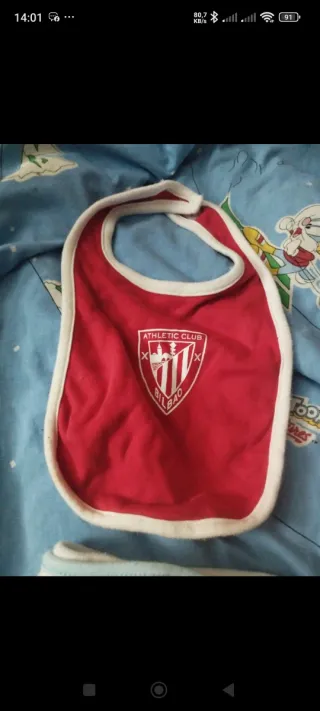 2 Baberos para bebe de Atlético- Madrid