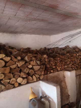 Leña seca de chopo en Landete Cuenca