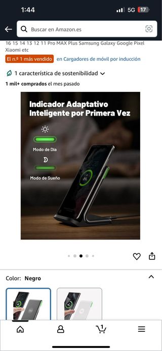 INIU Cargador inalámbrico 15W