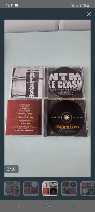 10 CDs Rap Hip Hop - Variados