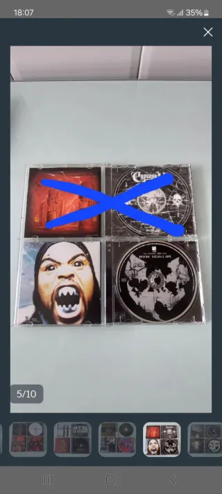10 CDs Rap Hip Hop - Variados
