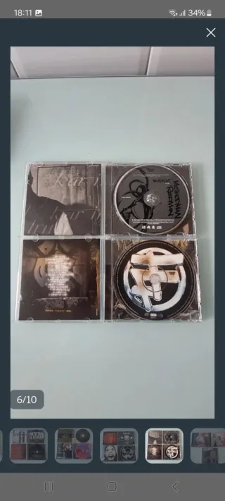 10 CDs Rap Hip Hop - Variados