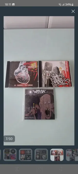 10 CDs Rap Hip Hop - Variados