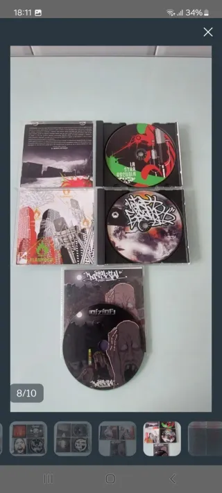 10 CDs Rap Hip Hop - Variados