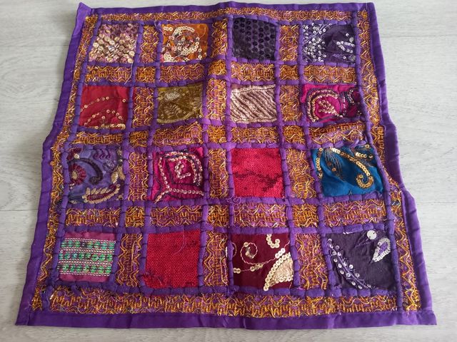 Funda cojín multicolor