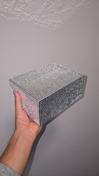 Caixa espelhada prata