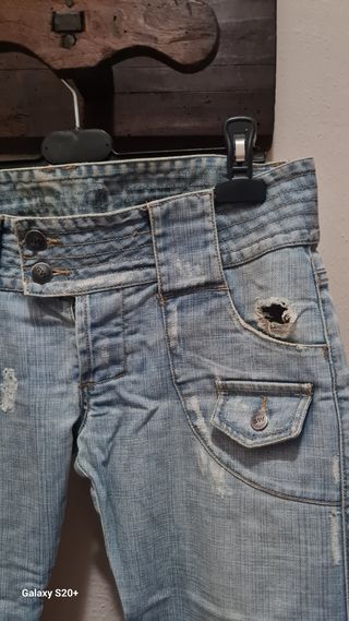 Jeans corti al ginocchio Einstein vintage tg S