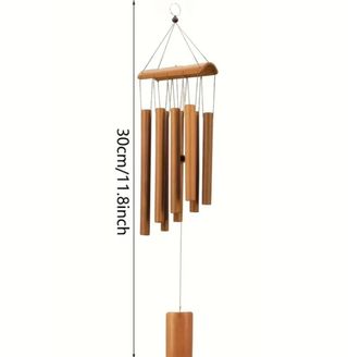 Campanas de viento de bambú