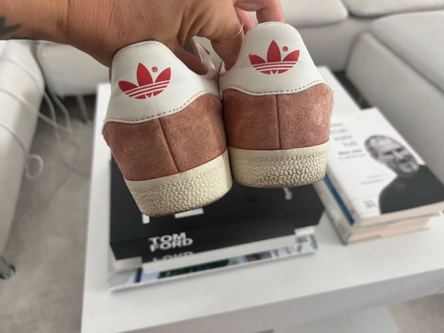 Adidas Gazelle Arancio-Bianche