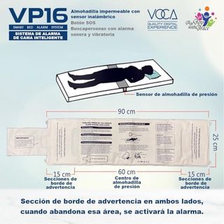 NUEVO! Sistema Alarma Cama Inteligente Ancianos