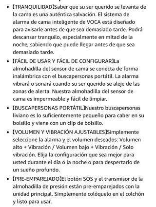 NUEVO! Sistema Alarma Cama Inteligente Ancianos