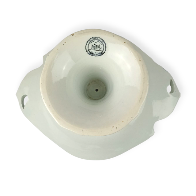 Frutero de cerámica esmaltada Pickman