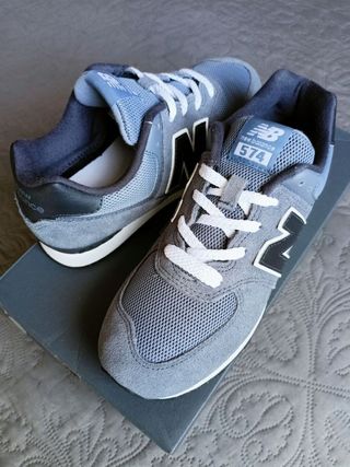 Zapatillas New Balance 574 talla 37 gris