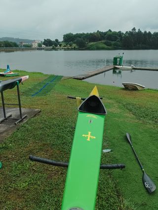 Piragua K-1 verde - Kayak individual