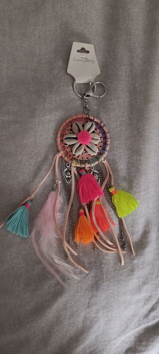 Llavero atrapasueños boho