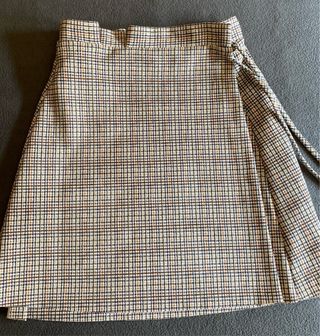 Mini Falda cuadros Zara XS