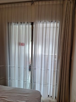 Cortinas blancas - 2 paneles