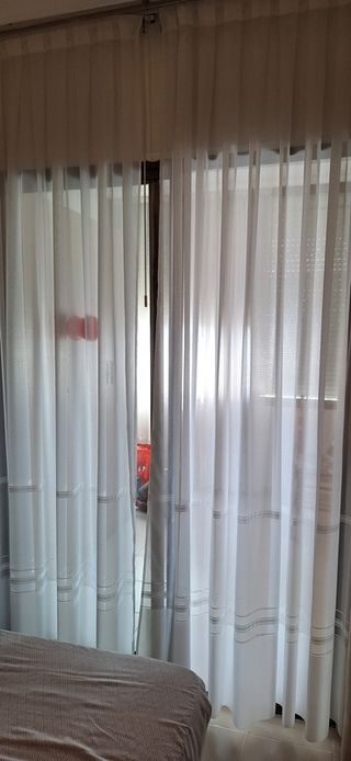 Cortinas blancas - 2 paneles