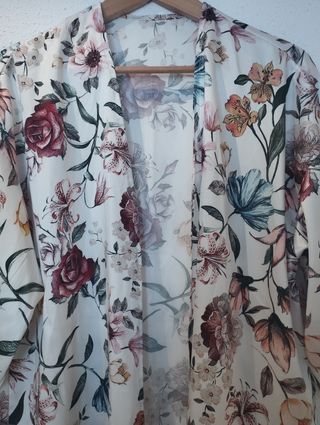 Chaqueta floral verano - XL