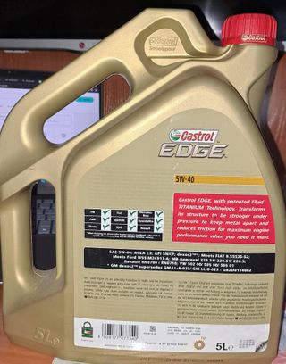 Aceite Castrol Edge 5W-40 5L