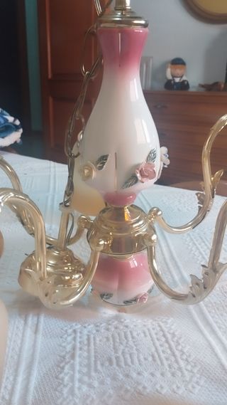 Lampara 5 brazos - Vintage