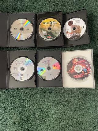 6 Películas DVD - Acción, Drama, Comedia