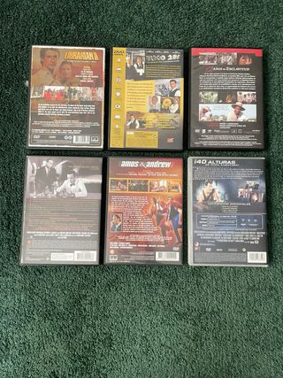 6 Películas DVD - Acción, Drama, Comedia