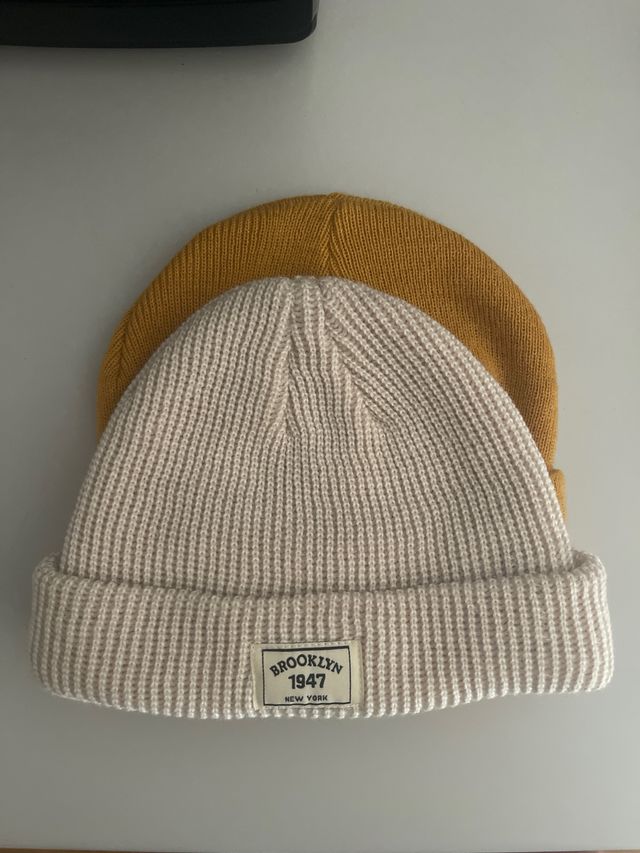 Gorra de punto beige Brooklyn 1947