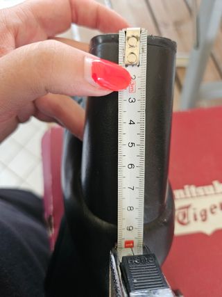 Stivali neri con tacco