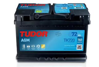 Batería Tudor AGM 72Ah TK720 Start Stop Calidad