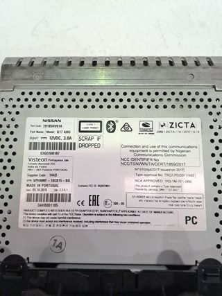 SISTEMA AUDIO / RADIO CD NISSAN QASHQAI I (J10, NJ10)