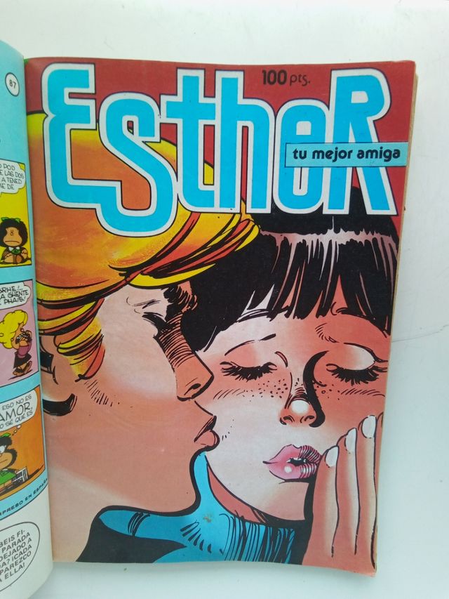 LOTE ESTHER Y SU MUNDO 5 comic tebeo revista antig