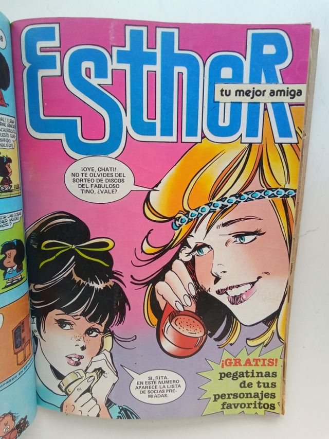 LOTE ESTHER Y SU MUNDO 5 comic tebeo revista antig