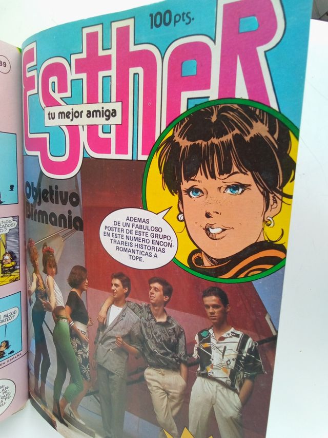LOTE ESTHER Y SU MUNDO 5 comic tebeo revista antig