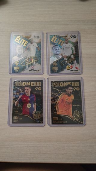 4 cartas panini fútbol 25/26