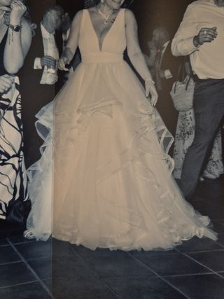 Vestido novia blanco - Talla L