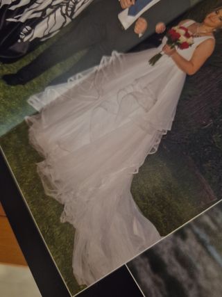 Vestido novia blanco - Talla L