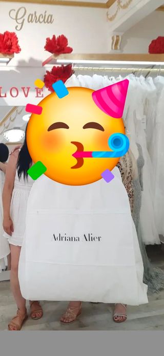 Vestido novia blanco - Talla L