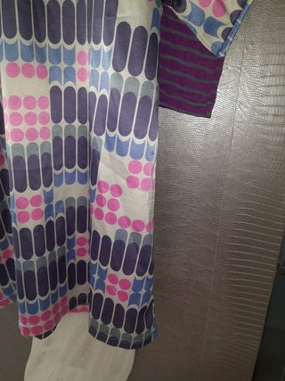 Vestido único multicolor elastico