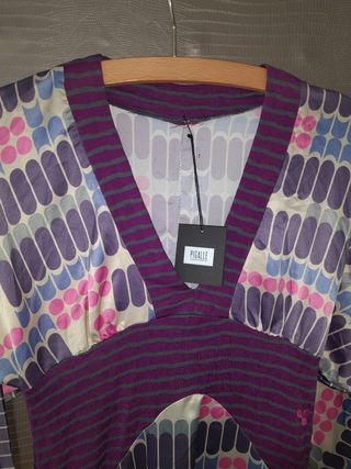 Vestido único multicolor elastico