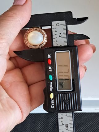 Anillo Platacero 925 perla y cz