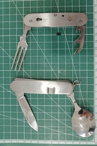 Navja multiusos | Cuchillo, tenedor y cuchara