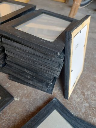 35 Portafoto in legno neri