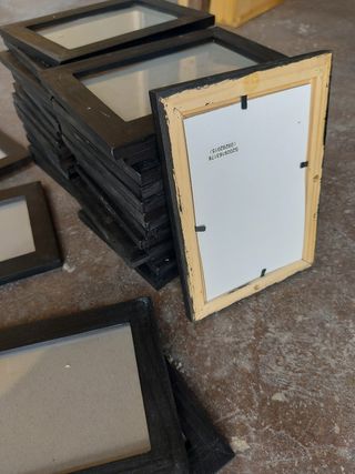 35 Portafoto in legno neri