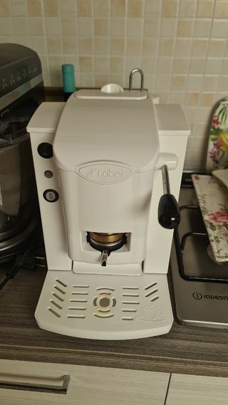 Macchina caffè faber bianca