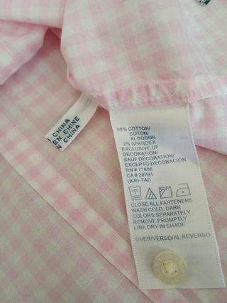 Camicia rosa Tommy Hilfiger