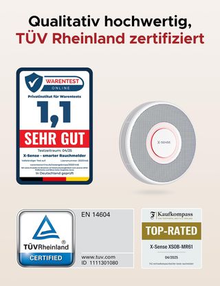 Detector de humo inteligente XSense XS0BMR61 5 uds